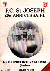 Couverture du magazine du Tournoi U19 de Saint-Joseph 1980