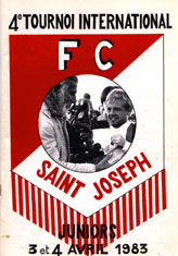 Couverture du magazine du Tournoi U19 de Saint-Joseph 1983