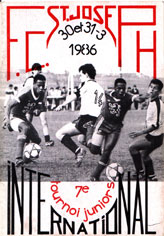 Couverture du magazine du Tournoi U19 de Saint-Joseph 1986