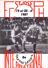 Couverture du magazine du Tournoi U19 de Saint-Joseph 1987