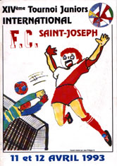 Couverture du magazine du Tournoi U19 de Saint-Joseph 1993