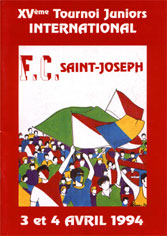 Couverture du magazine du Tournoi U19 de Saint-Joseph 1994