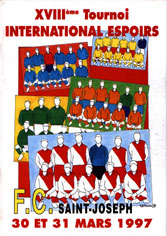 Couverture du magazine du Tournoi U19 de Saint-Joseph 1997