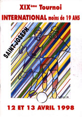 Couverture du magazine du Tournoi U19 de Saint-Joseph 1998