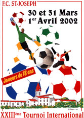Couverture du magazine du Tournoi U19 de Saint-Joseph 2002