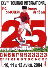 Couverture du magazine du Tournoi U19 de Saint-Joseph 2004