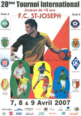 Couverture du magazine du Tournoi U19 de Saint-Joseph 2007