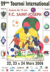 Couverture du magazine du Tournoi U19 de Saint-Joseph 2008